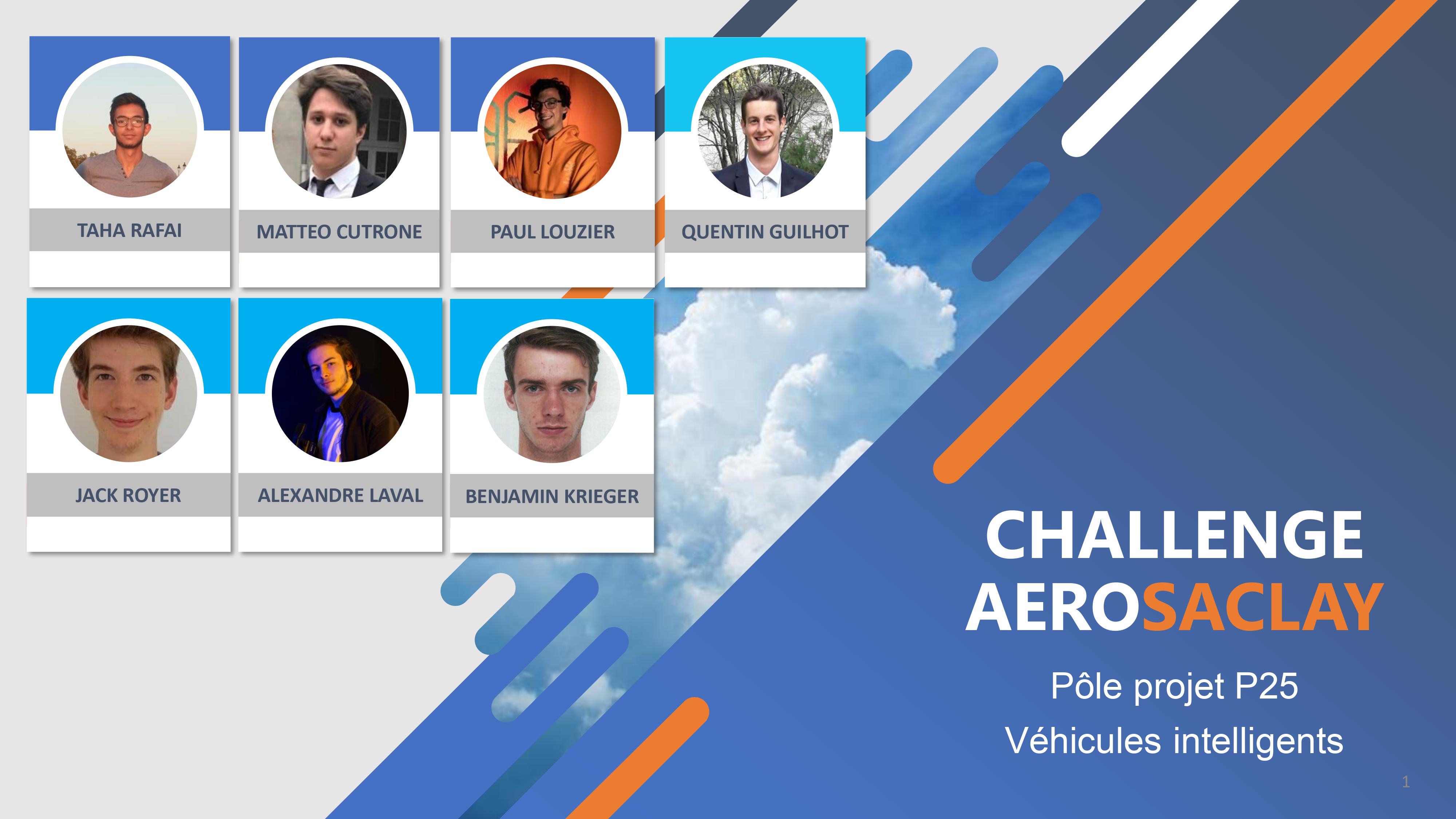 Les 7 étudiants lauréats du challenge AeroSaclay
