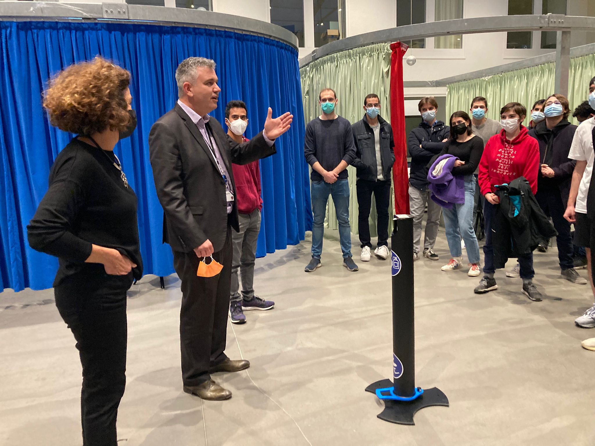 Discours d'Olivier Gicquel, directeur des Formations, devant les étudiants de l'opération Tandem