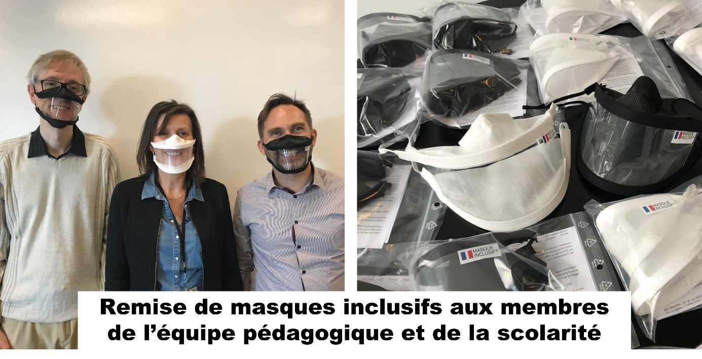 Approvisionnement en masques inclusifs